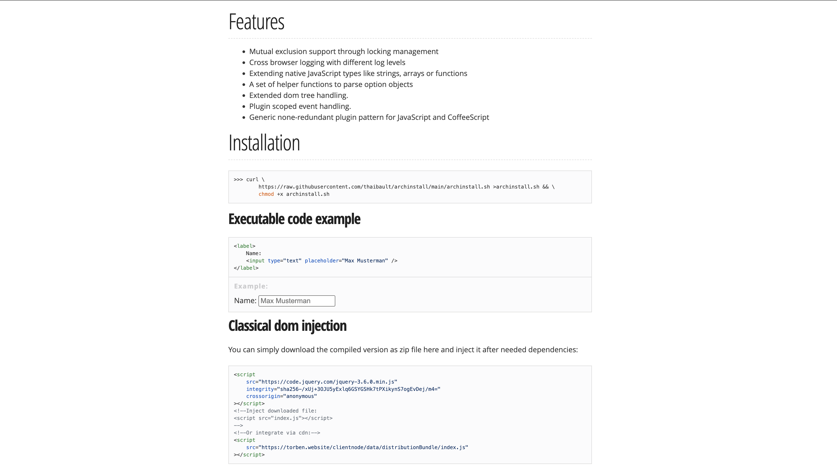 web-documentation