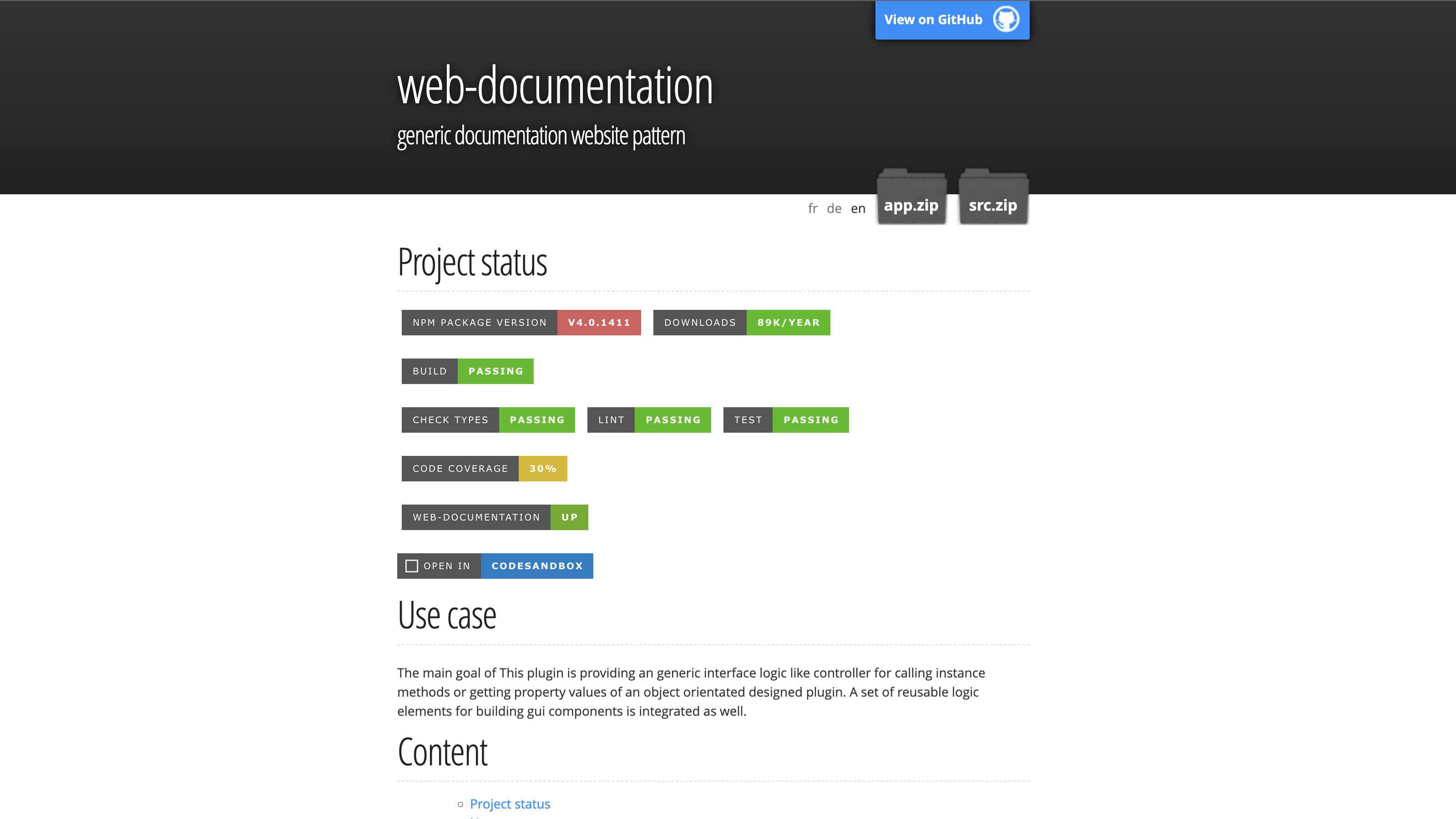 web-documentation
